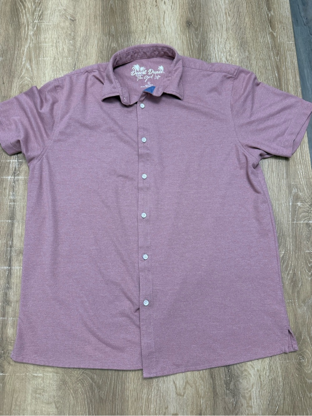 Short-Sleeve Casual Button-Down Shirt in Mauve by Tommy Bahama
